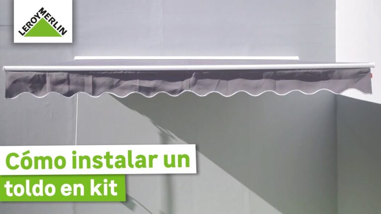 Gu&iacute;a completa para montar un toldo de Leroy Merlin