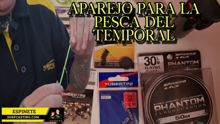 Guía para armar aparejos de surfcasting
