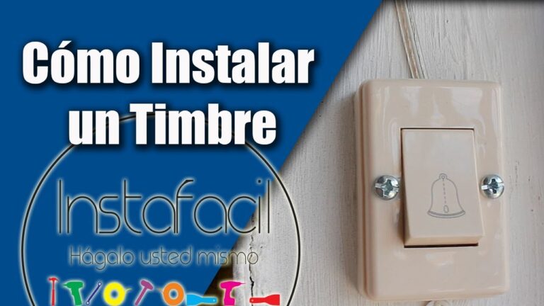 Gu&iacute;a f&aacute;cil para montar un timbre de casa