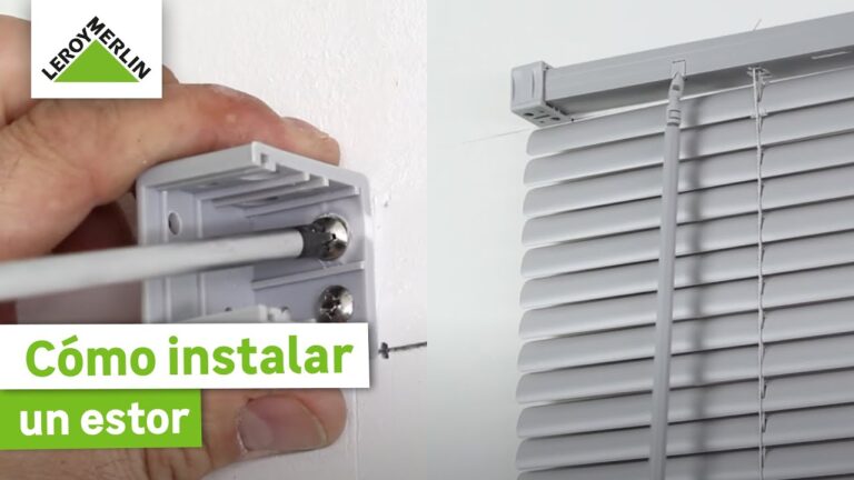Guía para montar estores laminados de forma sencilla