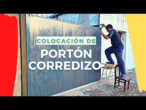 C&oacute;mo instalar un port&oacute;n corredizo de manera eficiente