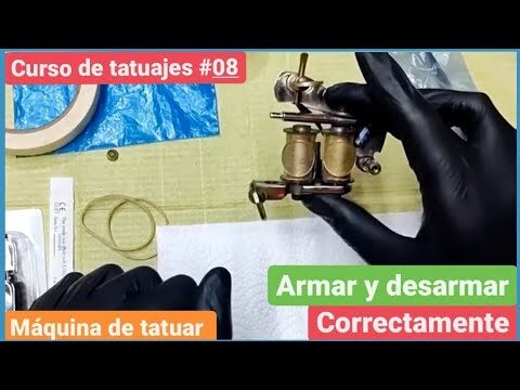Guía para montar una máquina de tatuar de bobinas