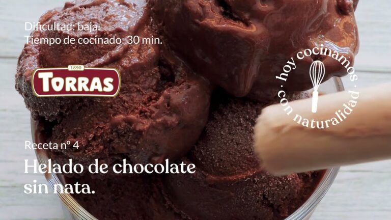 Receta f&aacute;cil: Helado de chocolate sin nata para montar