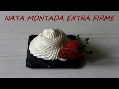 Trucos para añadir gelatina a la nata montada