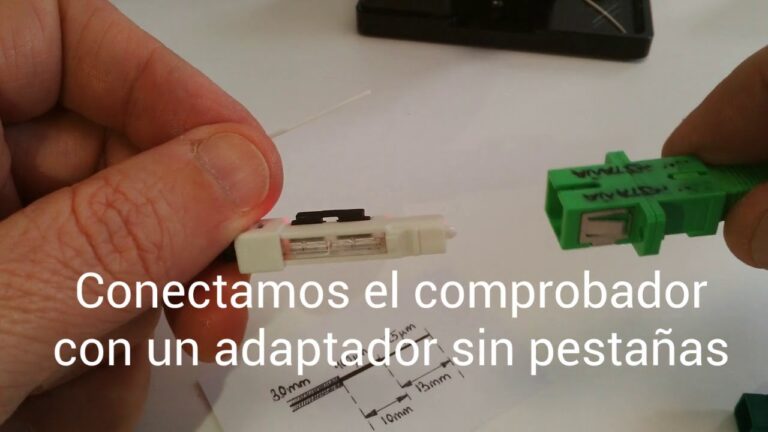 C&oacute;mo montar un conector de fibra &oacute;ptica